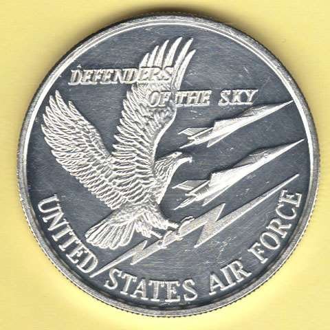 Air Force Military Silver Round