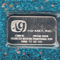 Ag Met silver bar Hazelton PA