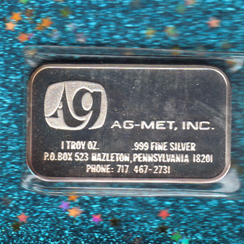 Ag Met silver bar Hazelton PA