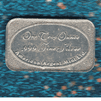 American Argent Mint 1 oz bar