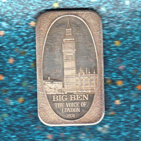 Big Ben silver bar