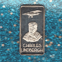 Charles Lindbergh silver bar