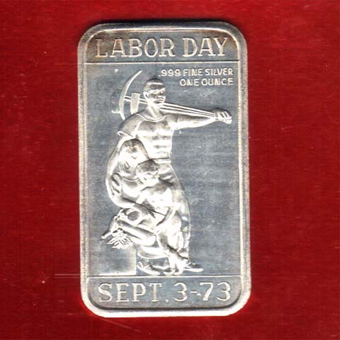 Labor Day silver bar