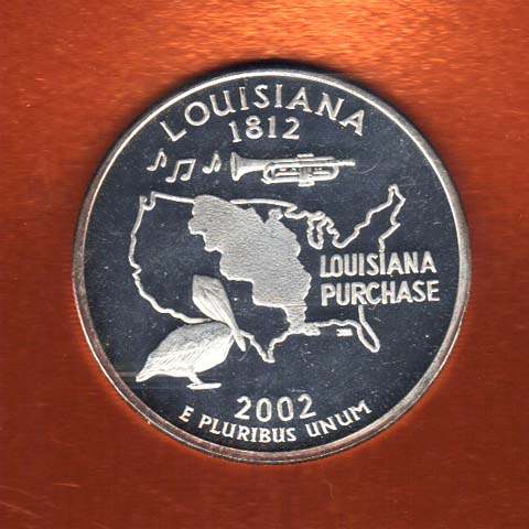 Louisiana silver coin