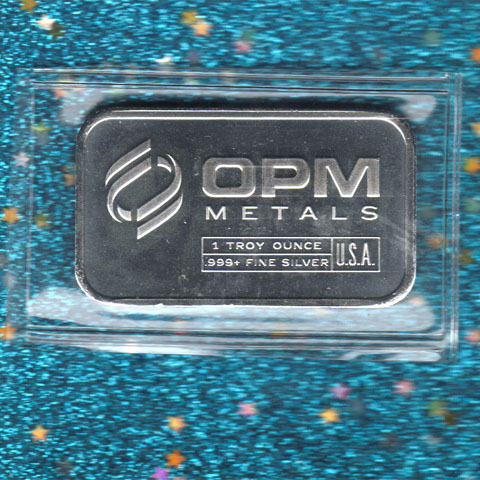 OPM Metals silver bar