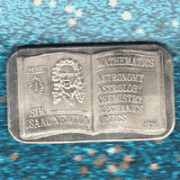 Sir Isaac Newton silver