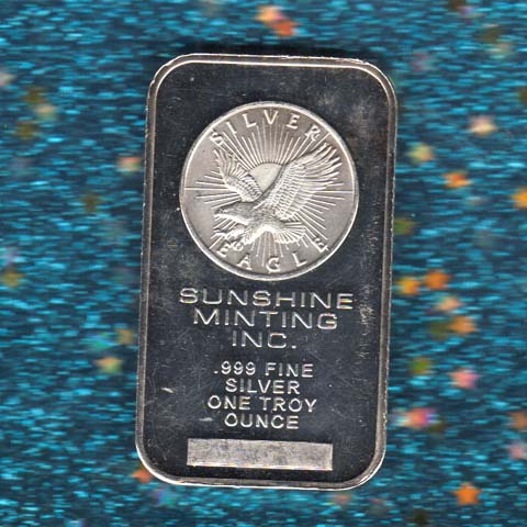 Sunshine Mint silver bars