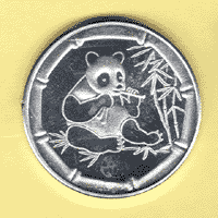 chinese panda precious medal