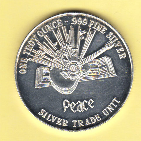 collectible silver music coin