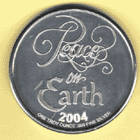 silver peace coin