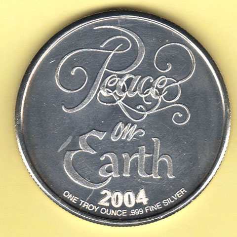 silver peace coin