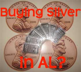 buying silver in Alabama