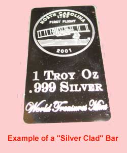 counterfeit silver bullion bar