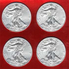 physical silver eagles